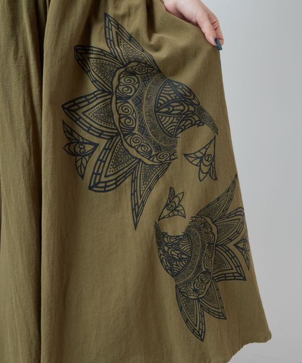 Damascene Skirt Pants Pants & Shorts by AMINA - Ametsuchi