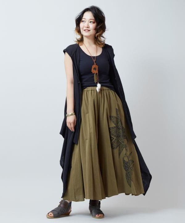 Damascene Skirt Pants Pants & Shorts by AMINA - Ametsuchi
