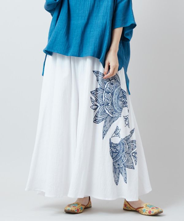 Damascene Skirt Pants Pants & Shorts by AMINA - Ametsuchi