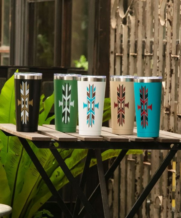 Geometric Pattern Tumbler