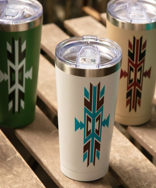 Geometric Pattern Tumbler