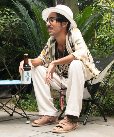 Geometric Pattern Can Holder