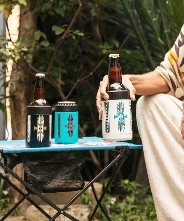 Geometric Pattern Can Holder