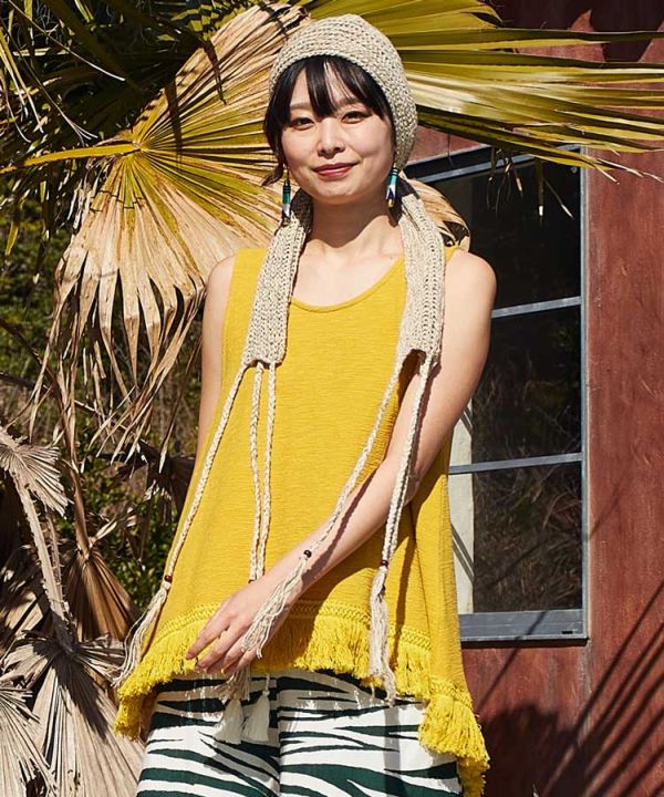 Fringe Hem Tank Top