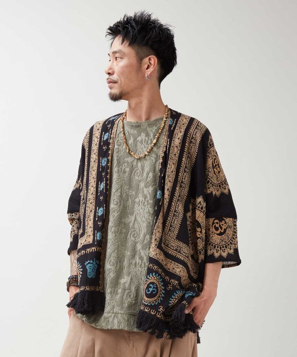 Unisex Bohemian KIMONO Cardigan by AMINA - Ametsuchi
