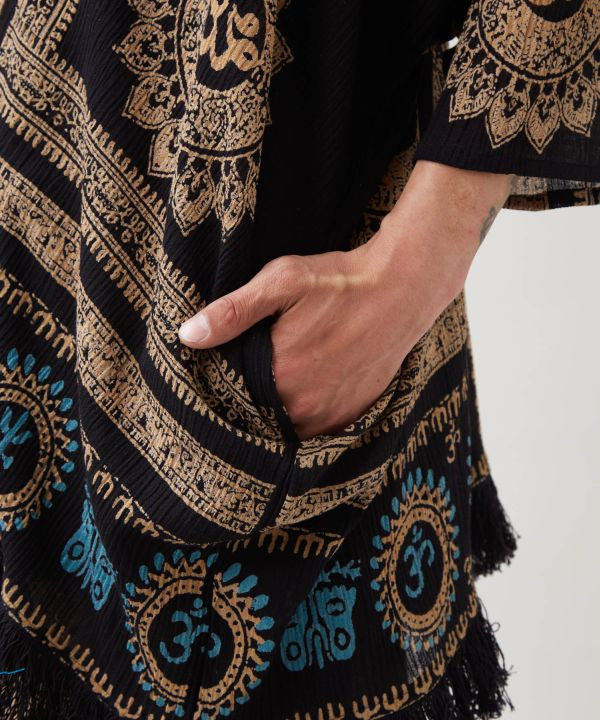 Unisex Bohemian KIMONO Cardigan by AMINA - Ametsuchi