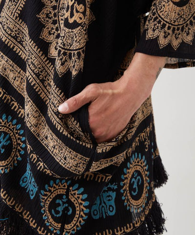 Unisex Bohemian KIMONO Cardigan by AMINA - Ametsuchi