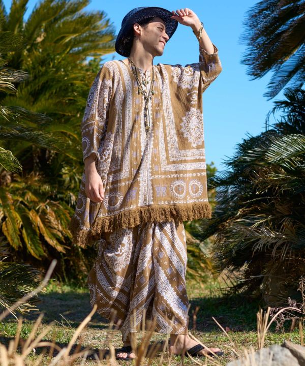 Unisex Bohemian Slouchy Top