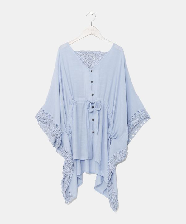 Hand Crochet Convertible Top Cardigan Cardigans & Outerwear by Kahiko - Ametsuchi