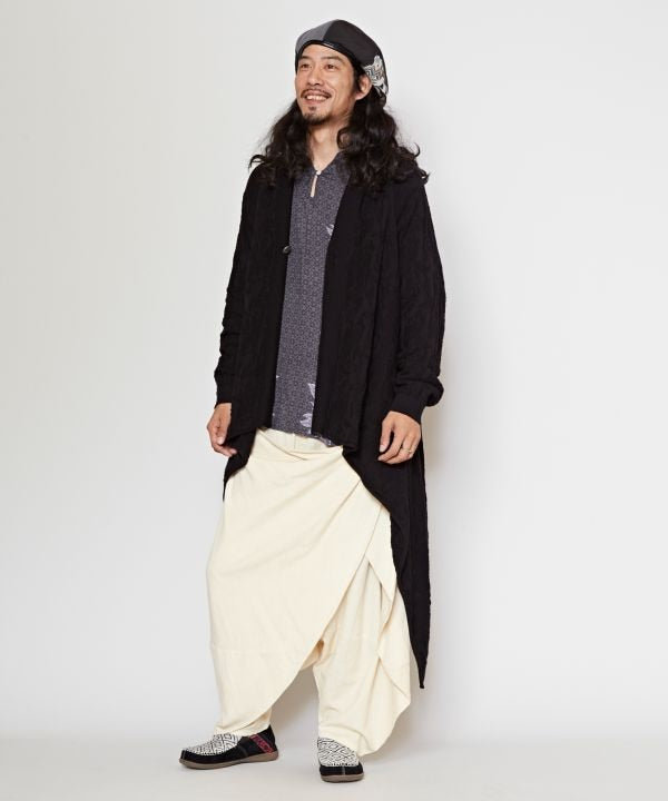 Paisley Jacquard Knit Cardigan