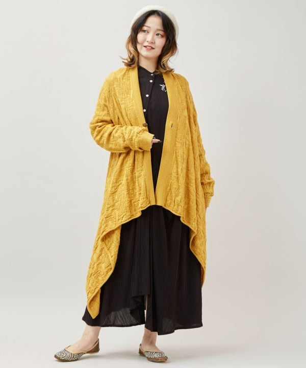 Paisley Jacquard Knit Cardigan