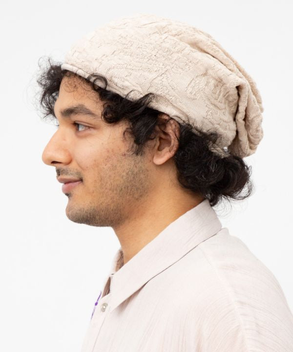 Paisley Jacquard Knit Beanie