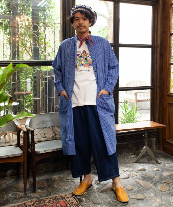 Striped Unisex Long Shirt