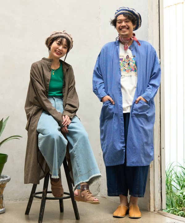 Striped Unisex Long Shirt