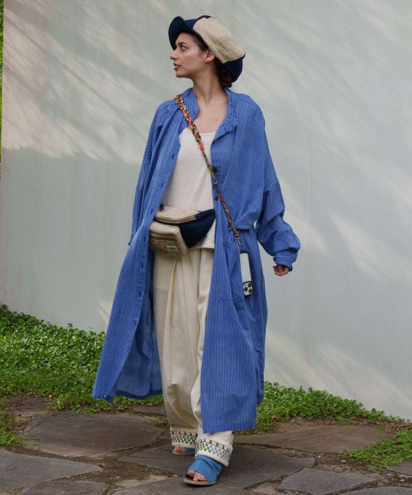 Striped Unisex Long Shirt