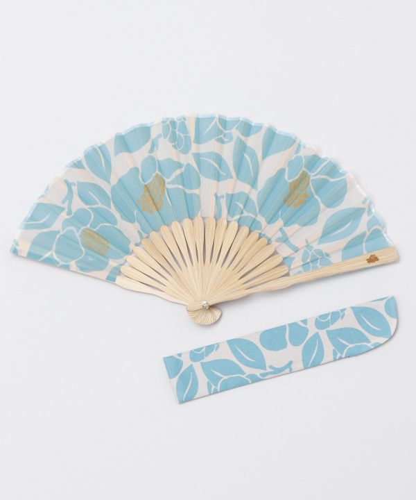 Bold TSUBAKI SENSU Fan by Kaya - Ametsuchi