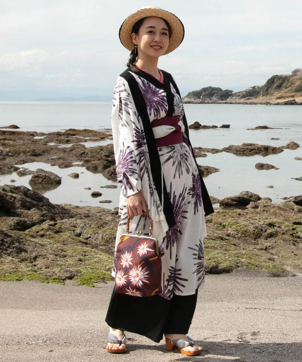 YOI-HANABI Haori Kimono Cardigans & Outerwear by Kaya - Ametsuchi