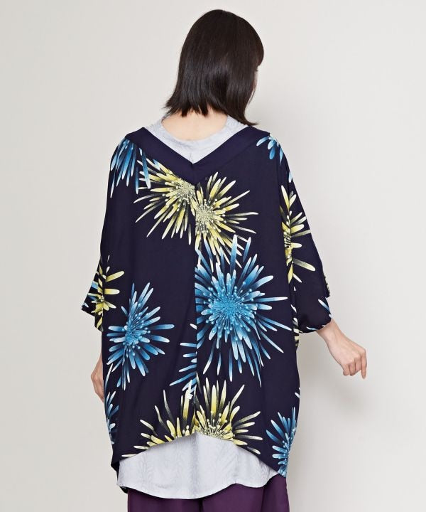 YOI-HANABI Haori Kimono Cardigans & Outerwear by Kaya - Ametsuchi