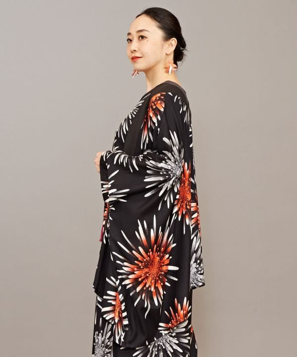 YOI-HANABI Haori Kimono Cardigans & Outerwear by Kaya - Ametsuchi