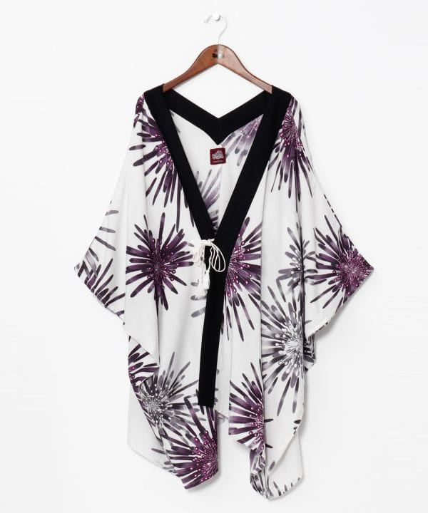 YOI-HANABI Haori Kimono Cardigans & Outerwear by Kaya - Ametsuchi