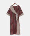 Vintage-ähnliches gestreiftes Kleid