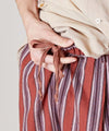 Pantalones de rayas relajadas estilo vintage