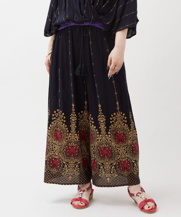 Exotic Wide Pants by AMINA - Ametsuchi