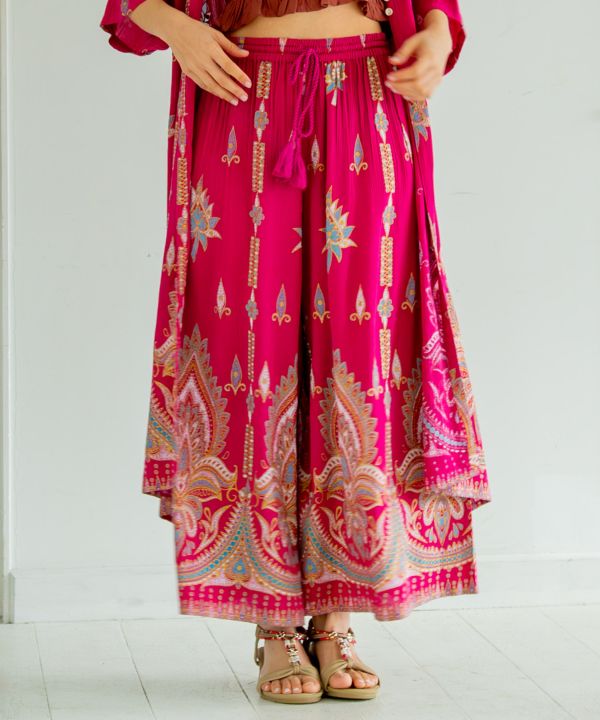 Exotic Wide Pants by AMINA - Ametsuchi