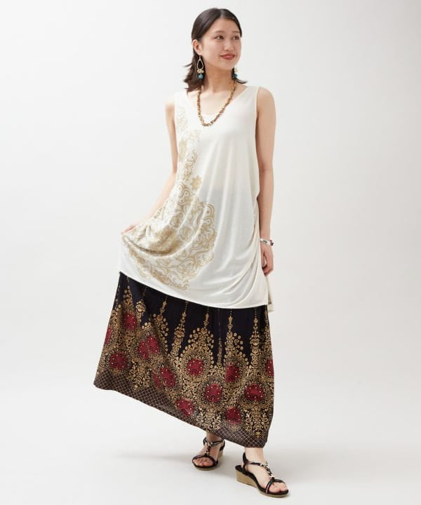 Exotic Maxi Skirt by AMINA - Ametsuchi