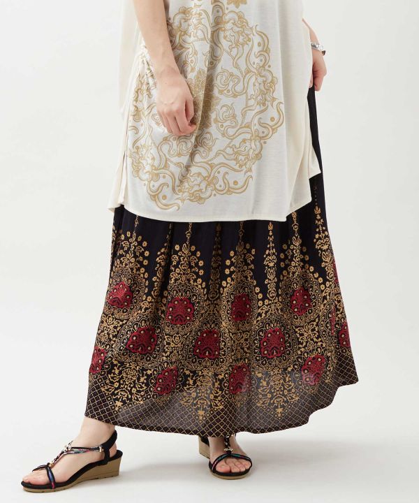 Exotic Maxi Skirt by AMINA - Ametsuchi