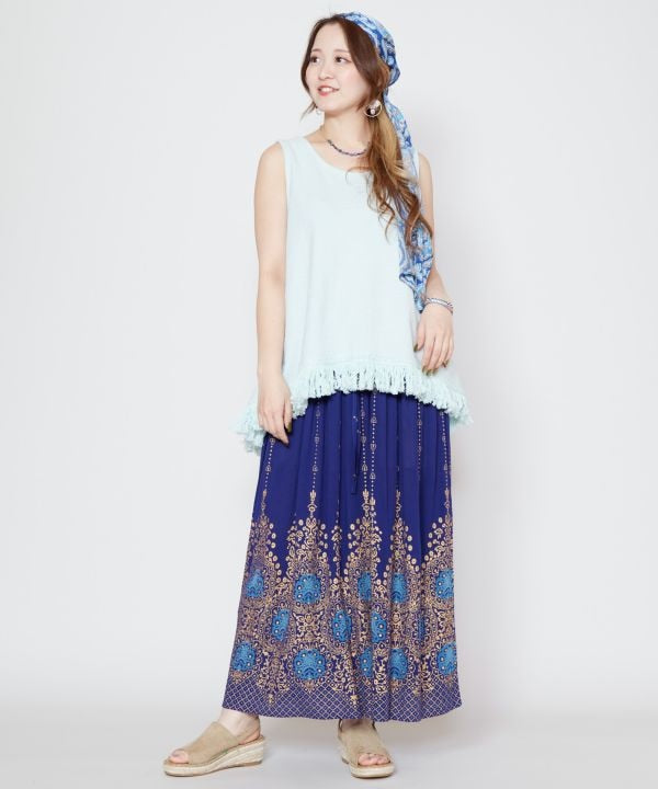 Exotic Maxi Skirt by AMINA - Ametsuchi