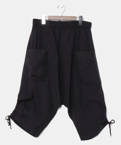 Pantalones cortos de harén con lavado ácido
