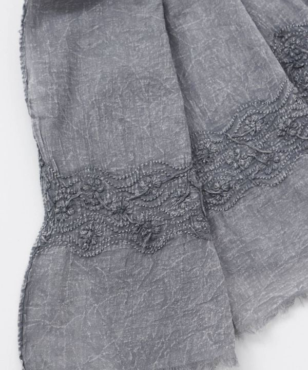 Indian Cotton Embroidered Stole