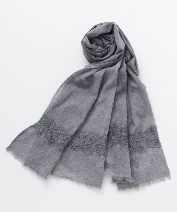 Indian Cotton Embroidered Stole