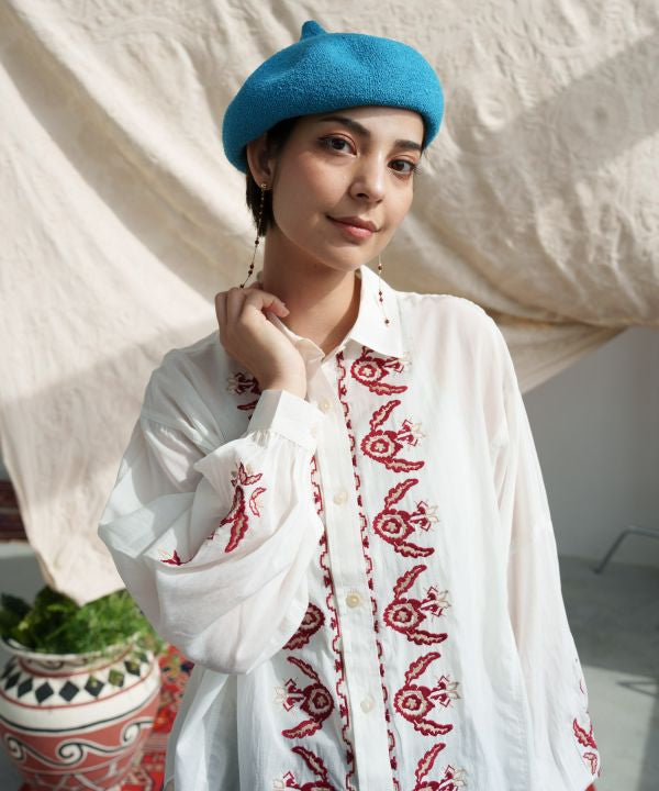 Summer Pointer Beret Caps & Hats by AMINA - Ametsuchi