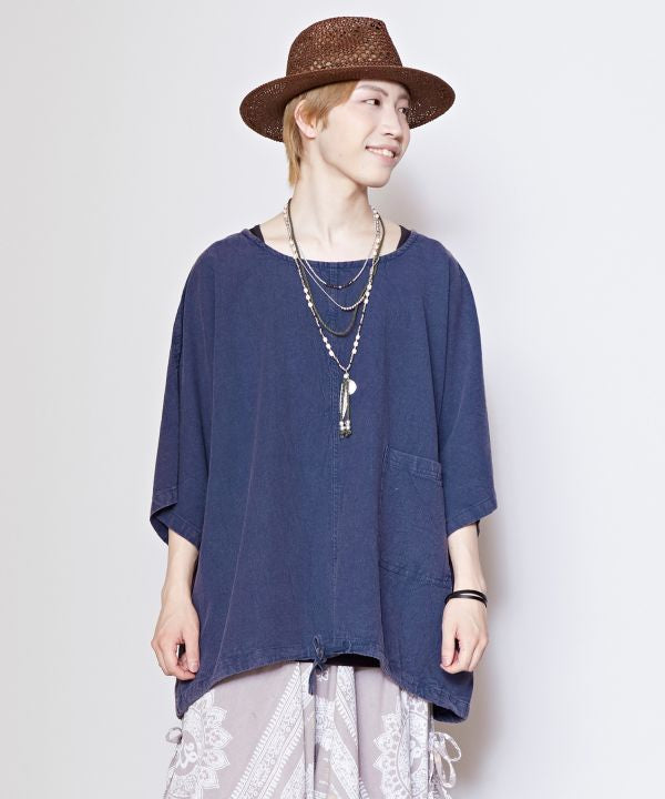 Acid Wash Bohemian Top