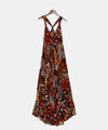 Abstract Botanical Sleeveless Dress
