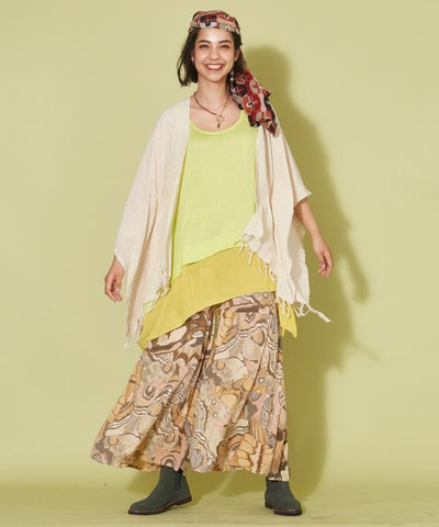 Unisex Fringe Kimono