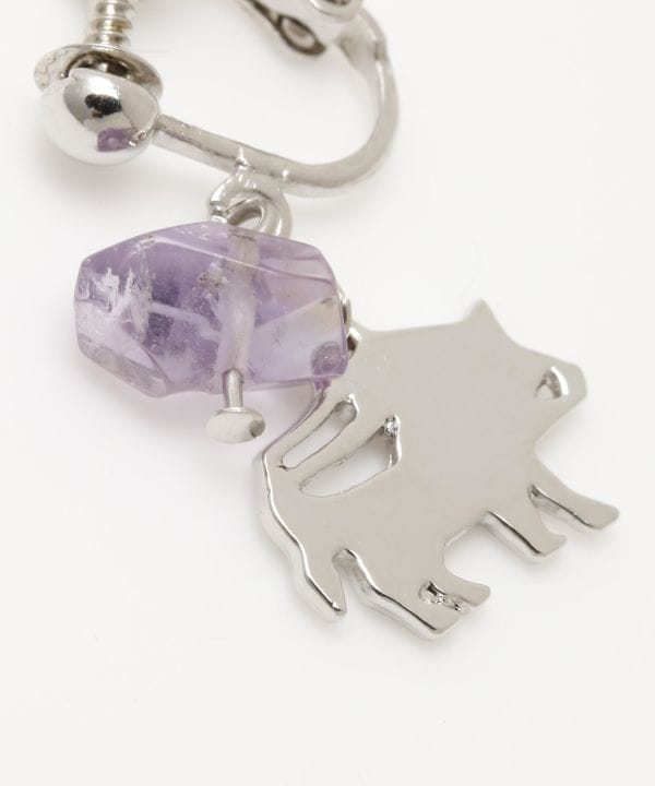 MUKAI-ETO Zodiac Clip Earrings