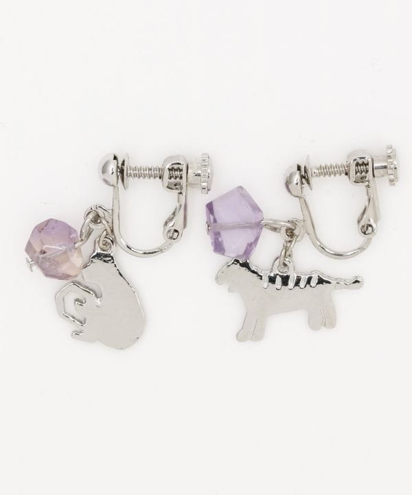 MUKAI-ETO Zodiac Clip Earrings