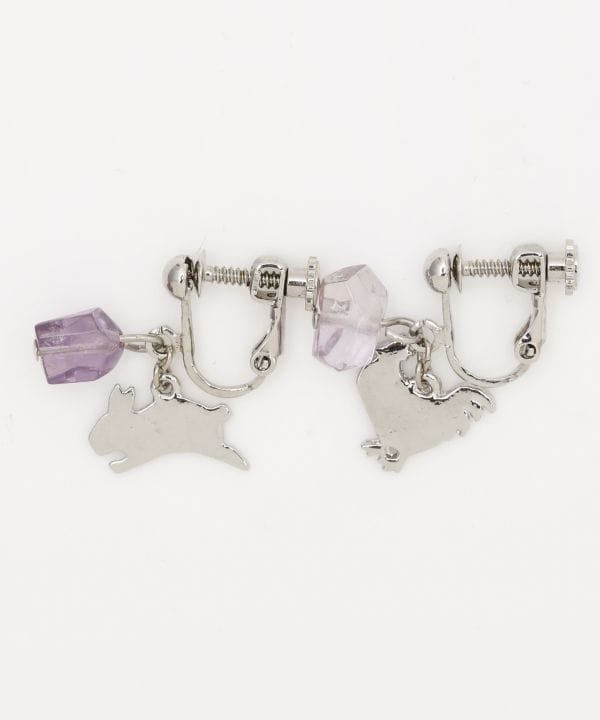 MUKAI-ETO Zodiac Clip Earrings