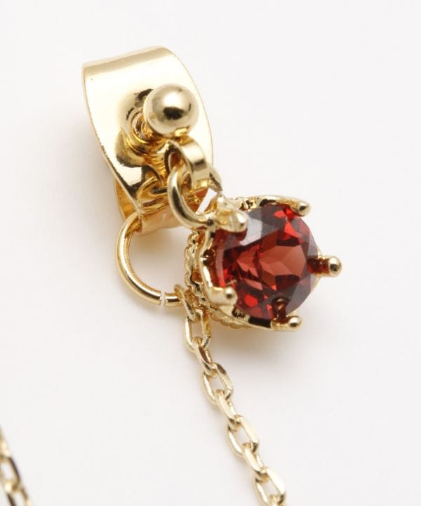 UBUISHI - Asymmetric Birthstone Earrings