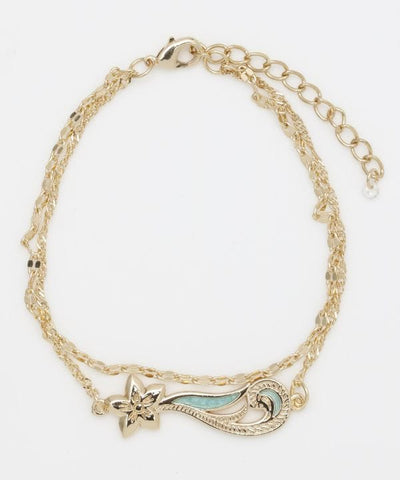 Geschenk aus dem Meer – Plumeria-Bracelet
