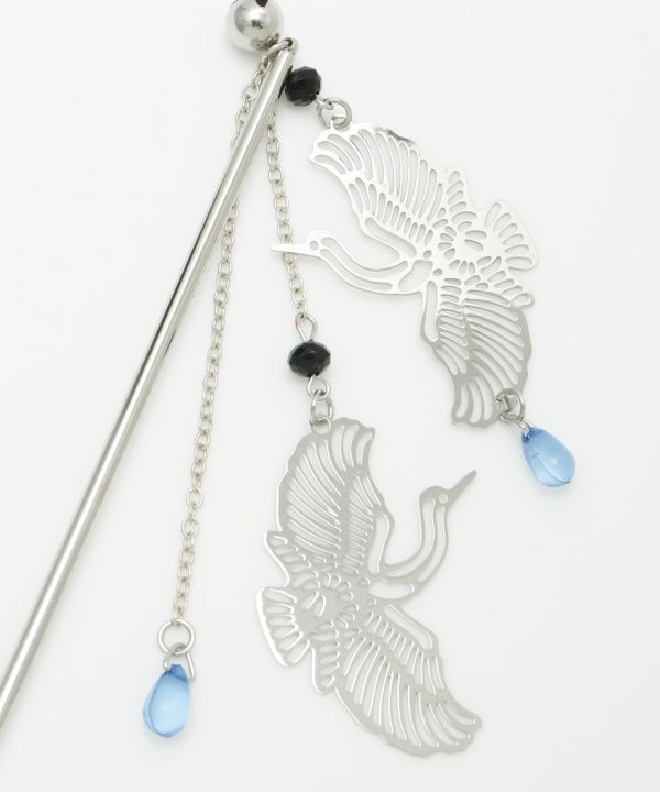 TSUGAI - Crane KANZASHI Hairpin