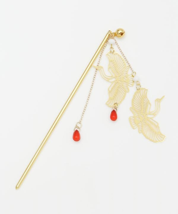 TSUGAI - Crane KANZASHI Hairpin
