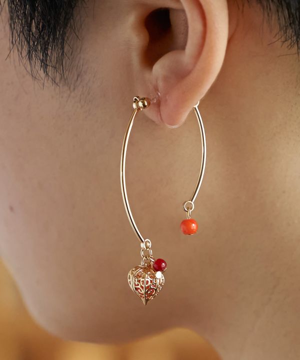 HOZUKI Clip Earrings