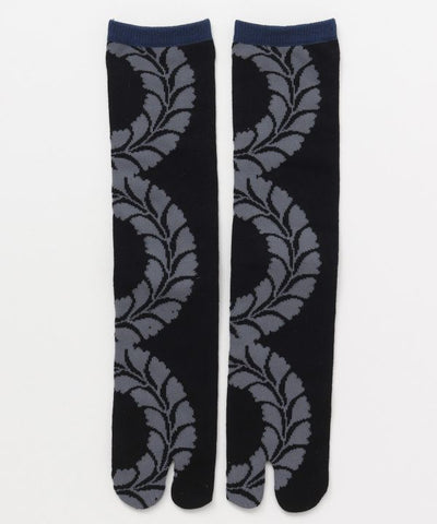 TABI Socks - FUJIWA-MON KURO 25-28cm