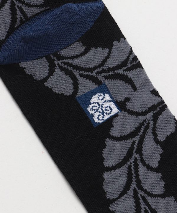 TABI Socks - FUJIWA-MON KURO 25-28cm