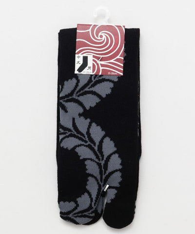 TABI Socks - FUJIWA-MON KURO 25-28cm