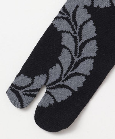 TABI Socks - FUJIWA-MON KURO 25-28cm